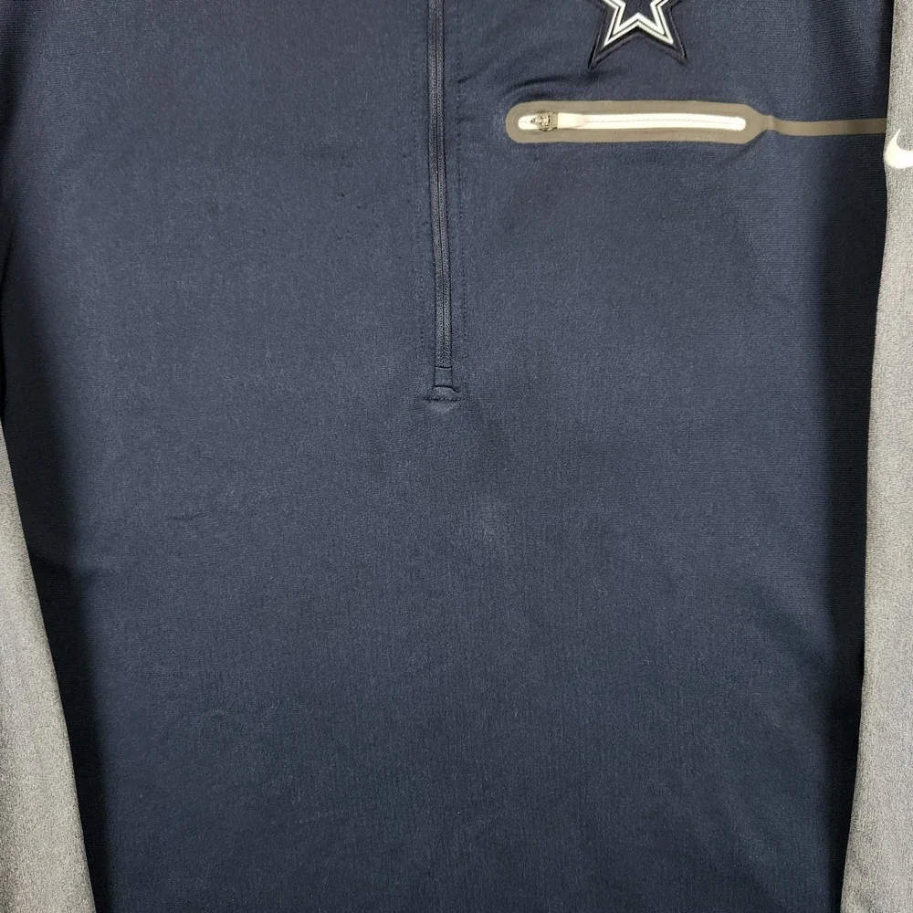 Dallas Cowboys Nike Half-Zip Pullover Mens XXL Coaches Sideline Performance